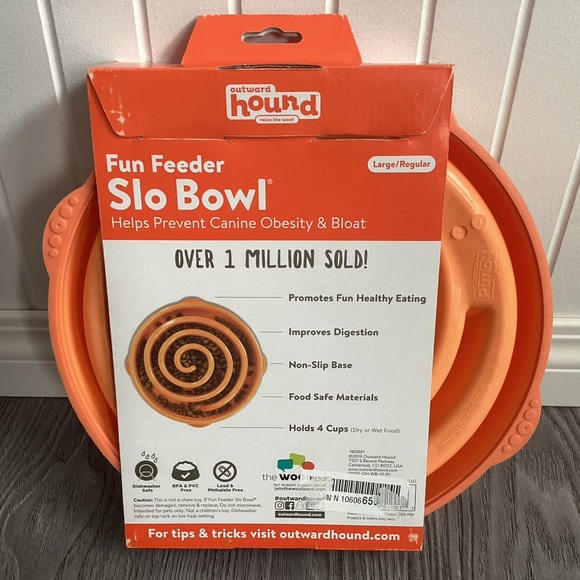 Outward Hound Fun Feeder Slo Bowl - Picture 5 of 8